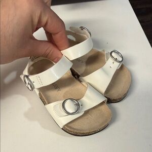 Kids White Sandals